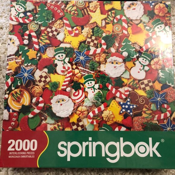 Springbok Other - Springbok Puzzle Biscuits de Noel 2000 Pc 2011 Edition NIB